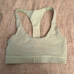 Women's Light Green Sports Bra